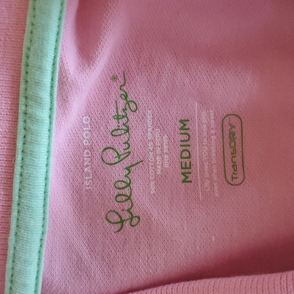 Lilly Pulitzer pink polo womens NWT - Picture 2 of 6